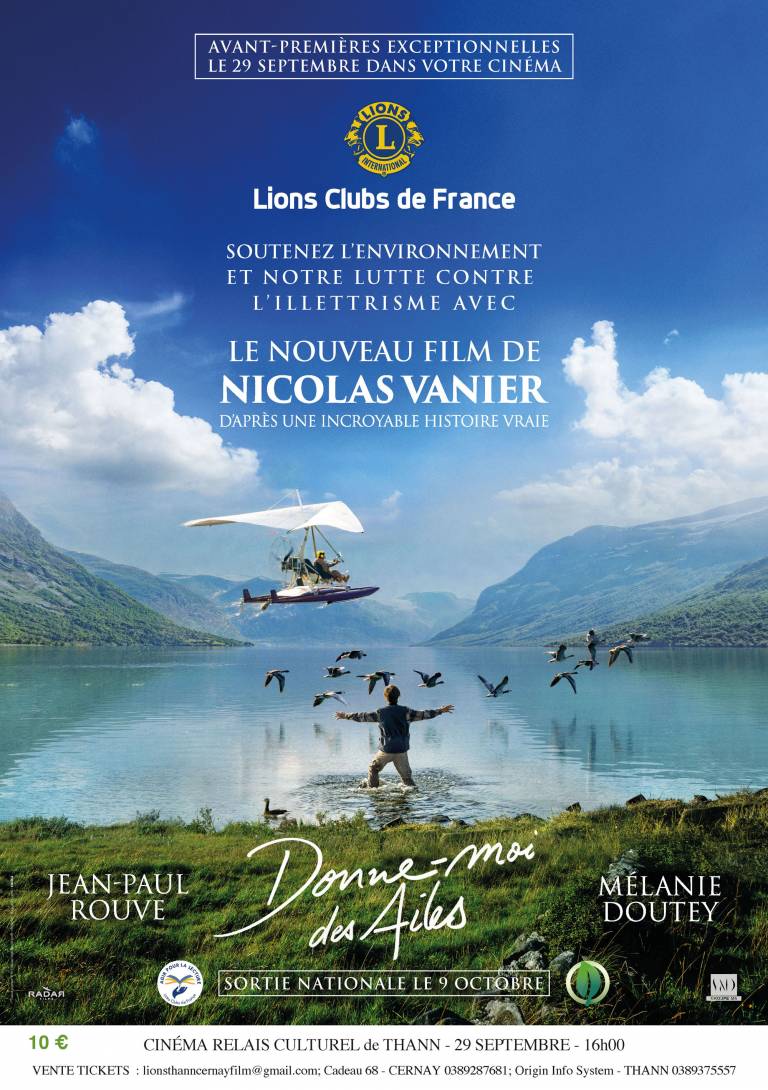 Affiche Donne-moi des Ailes - Lions Club Thann-Cernay